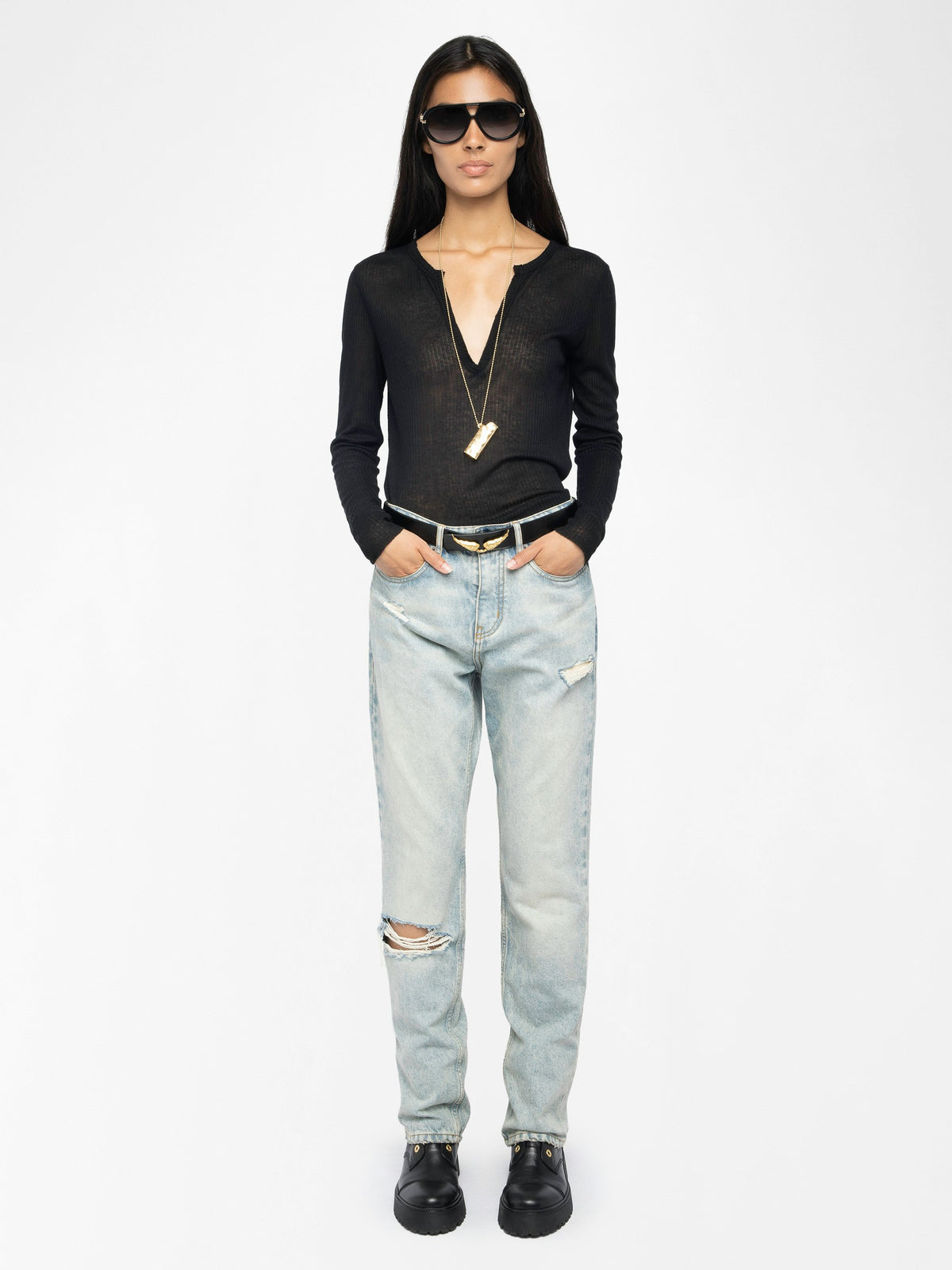 Camiseta Tunecina Tani Zadig & Voltaire — vista frontal