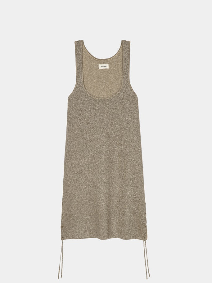 DRESS DABY VI GOLD Zadig & Voltaire — vista frontal