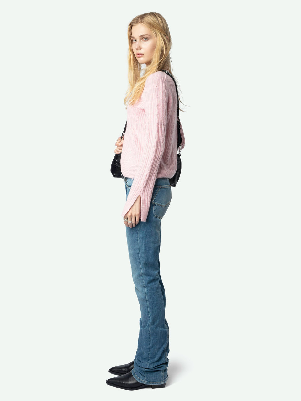 Jersey Jonasson 100% Cachemira Zadig & Voltaire — vista lateral