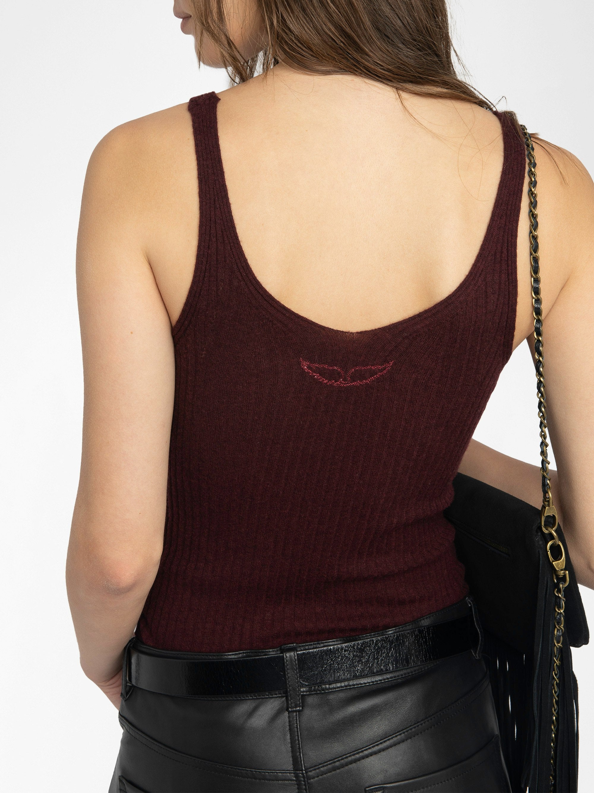 Camiseta de tirantes Nora 100% Cachemir