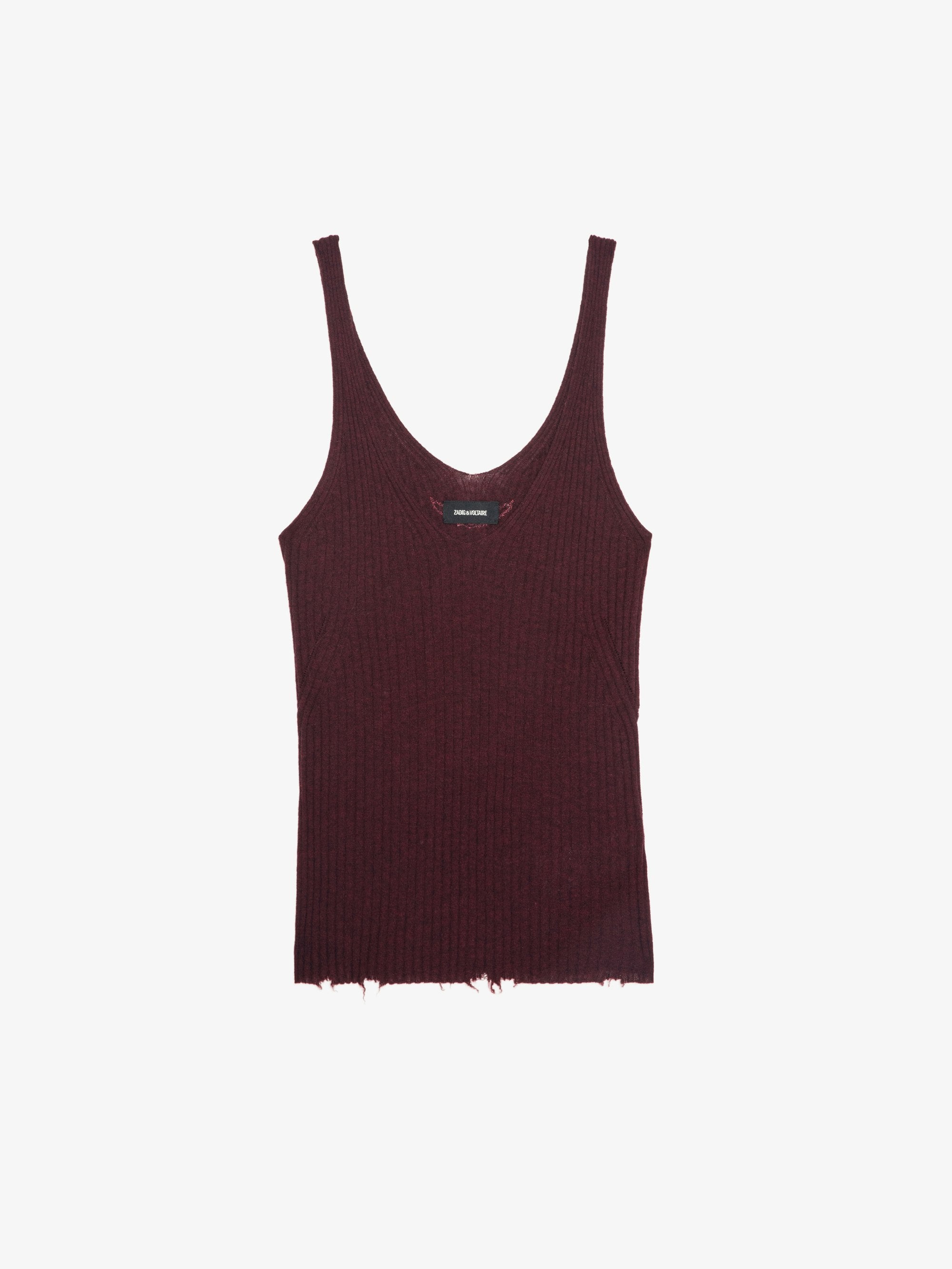 Camiseta de tirantes Nora 100% Cachemir