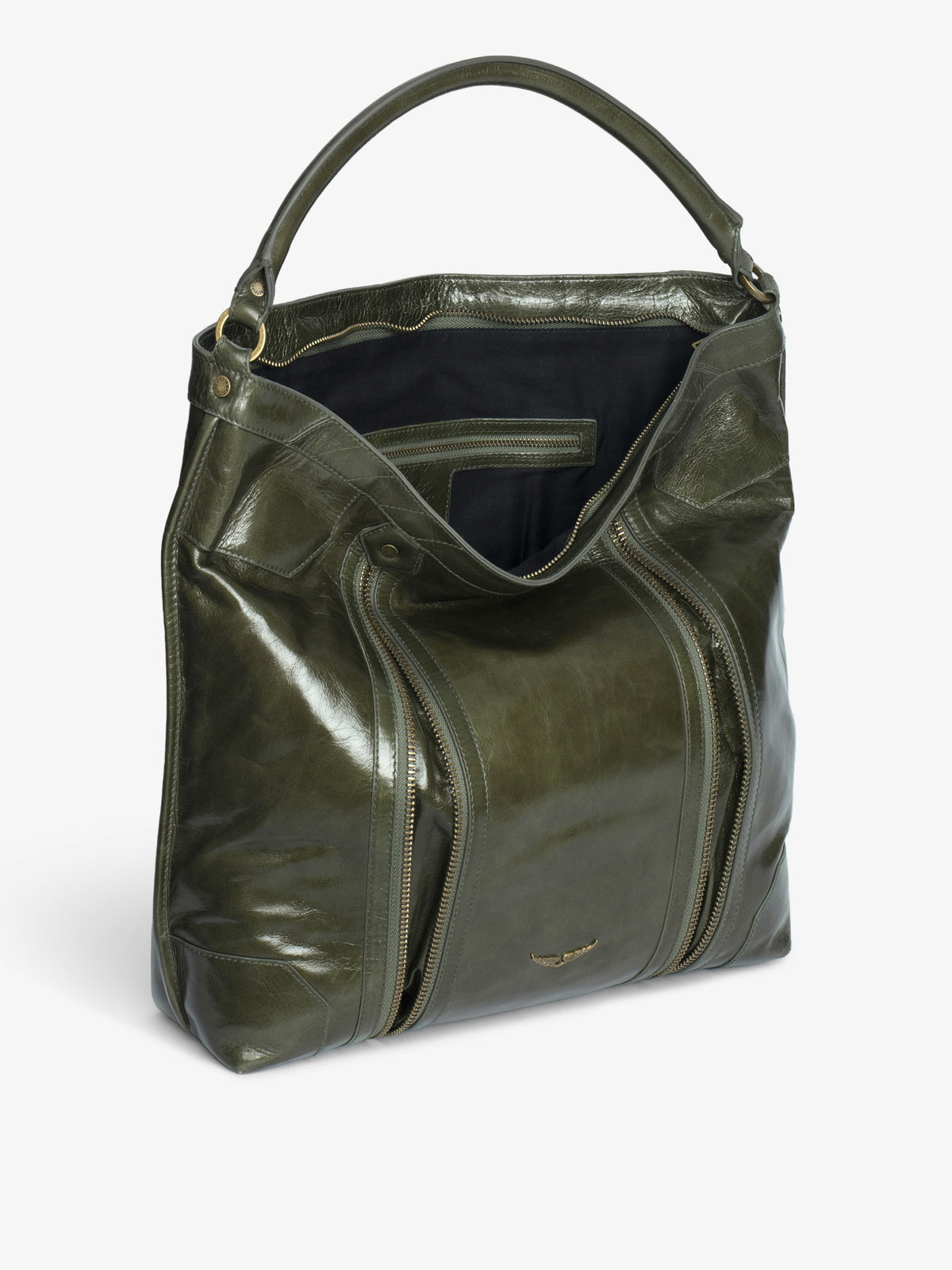 Bolso Sunny Hobo Vintage Patent Zadig & Voltaire — vista detalle