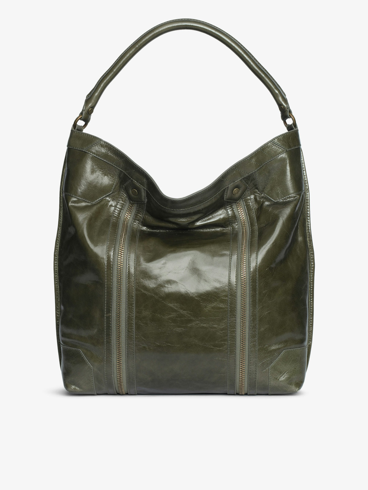 Bolso Sunny Hobo Vintage Patent Zadig & Voltaire — vista lateral