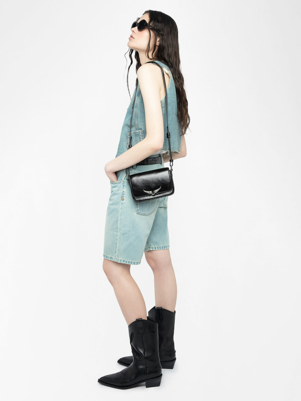 Bolso Le Zazi Vintage Patent Zadig & Voltaire — vista adicional