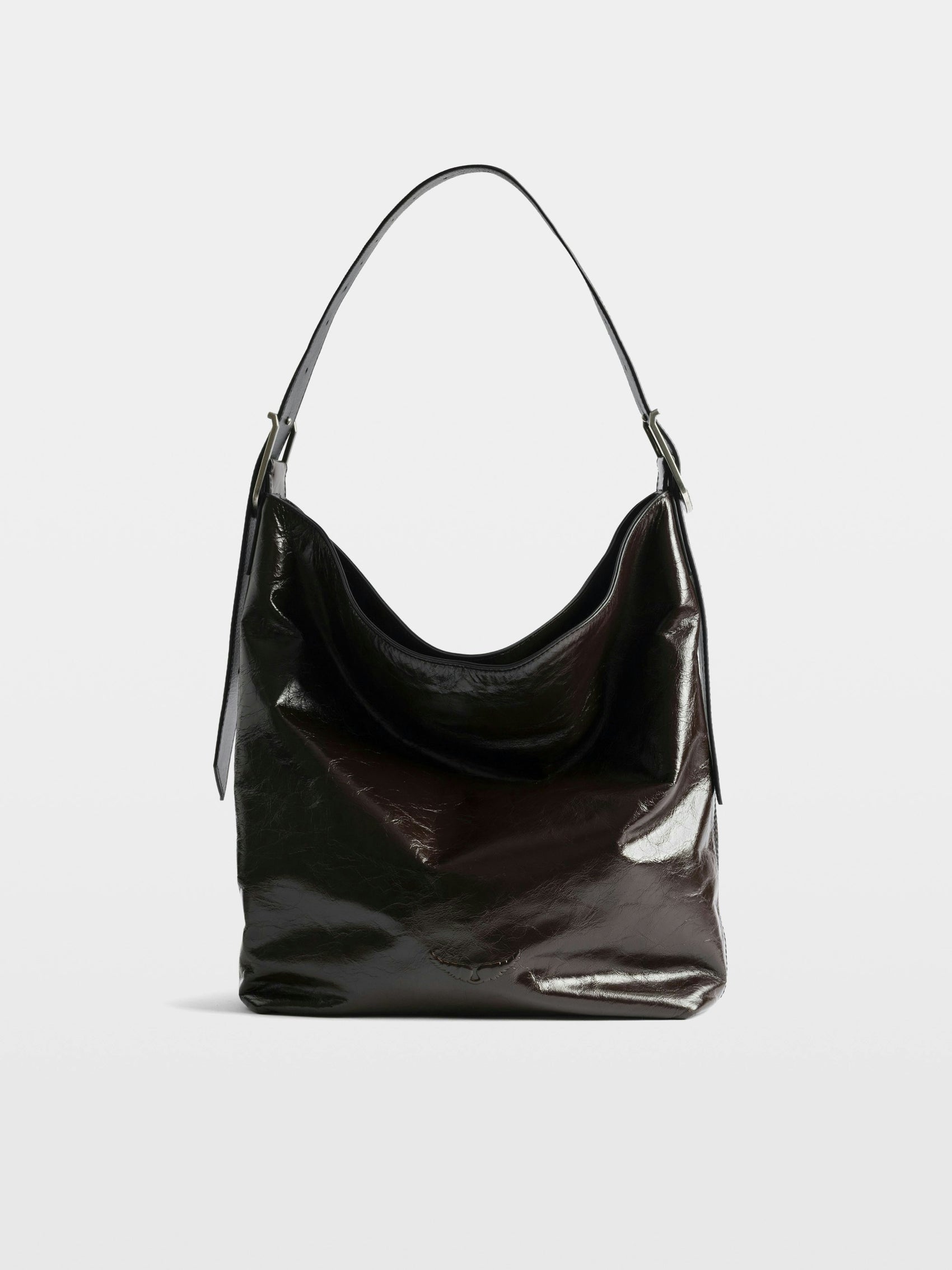 Bolso Jane Hobo Vintage Patent