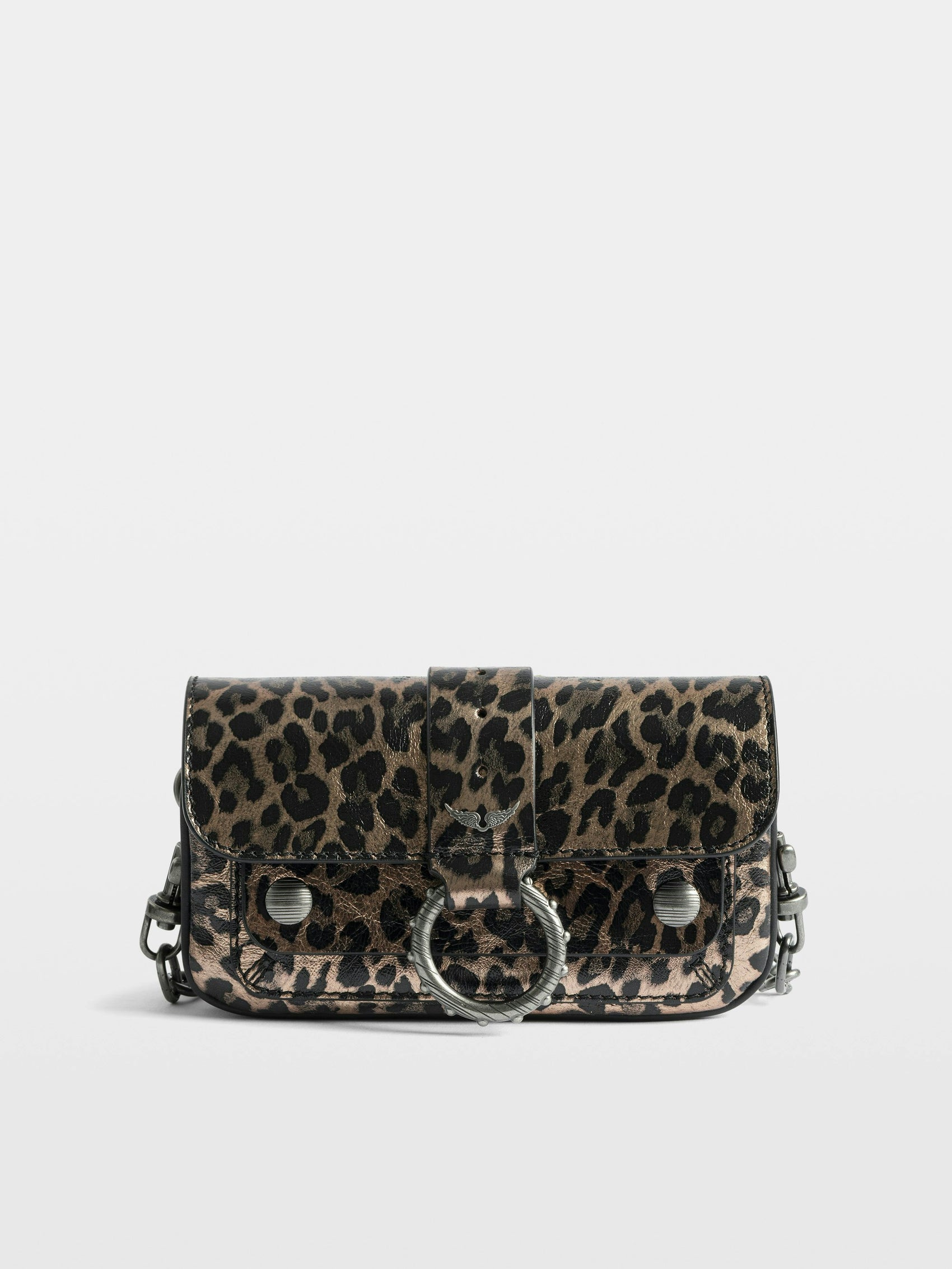 Bolso Kate Wallet Metal Leopard