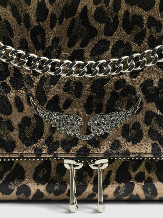 Bolso de mano Rock II Metal Leopard