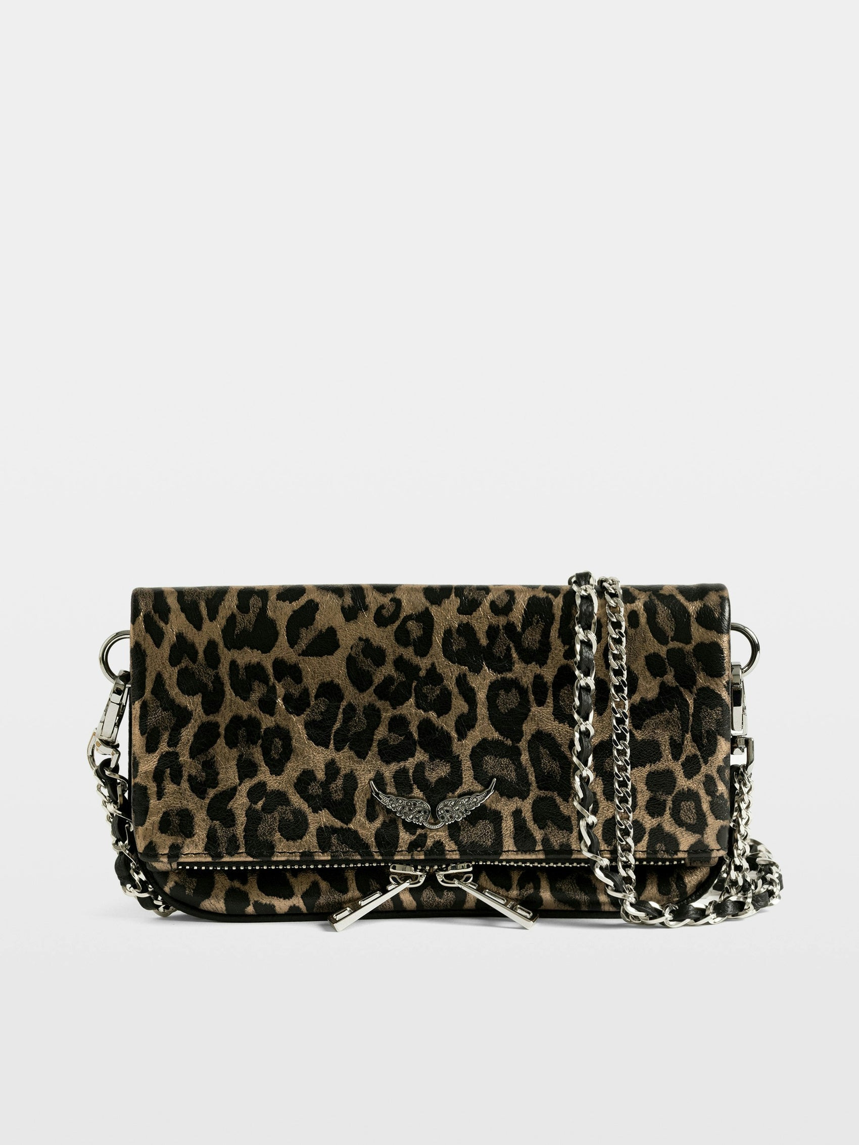 Bolso de mano Rock Mini Metal Leopard
