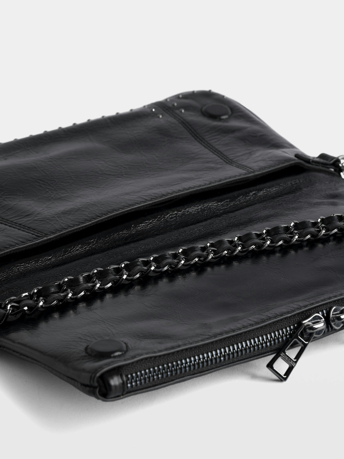 Bolso de mano Rock Vintage Patent Studs