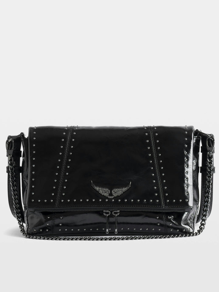 Bolso Rocky II Vintage Patent Studs