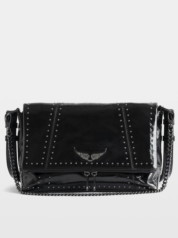 Bolso Rocky II Vintage Patent Studs