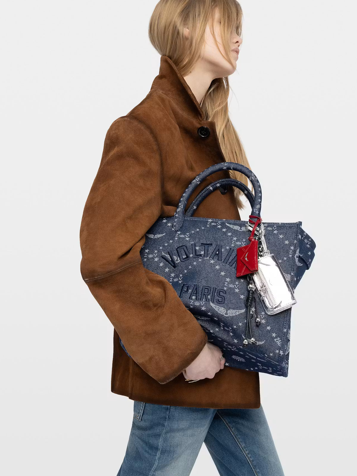Bolso Angel Tote Denim Monogram