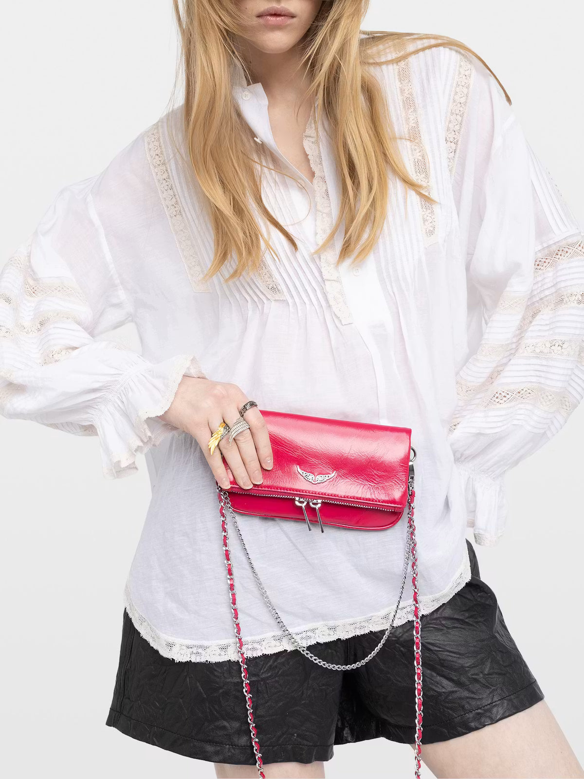 Bolso de mano Rock Mini Vintage Patent