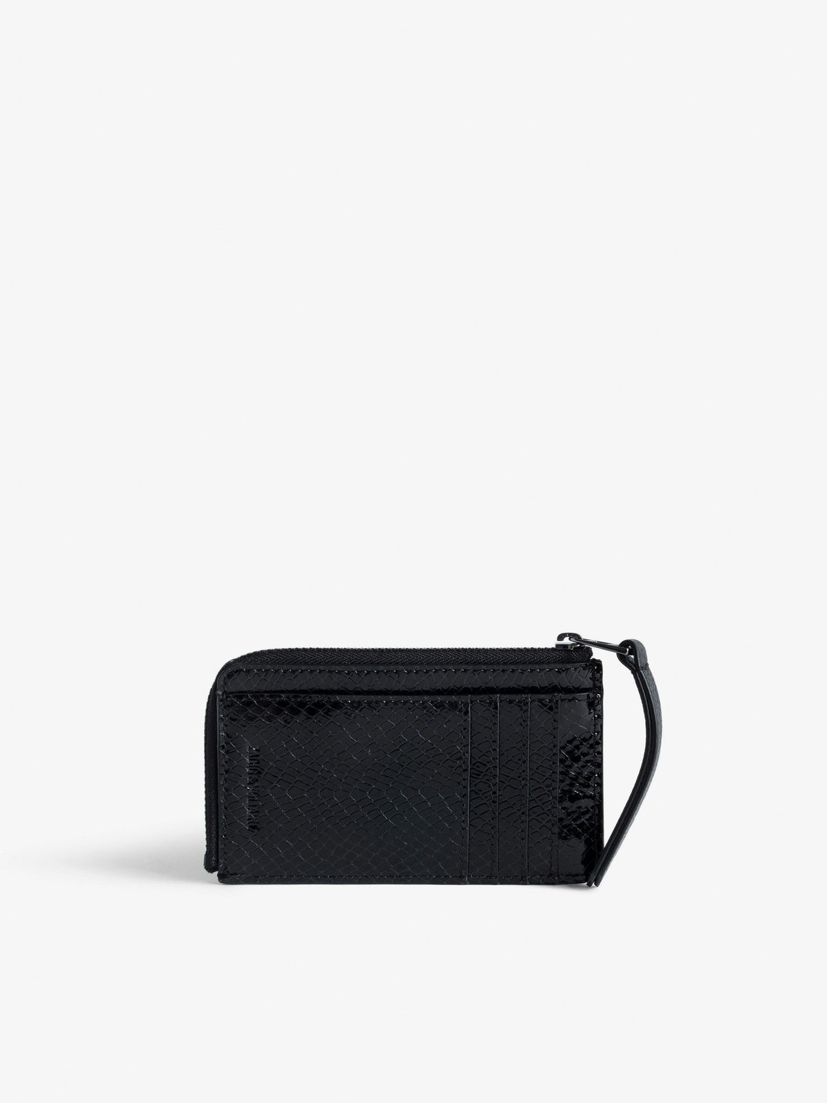 Tarjetero ZV Card Glossy Wild Grabado Zadig & Voltaire — vista lateral