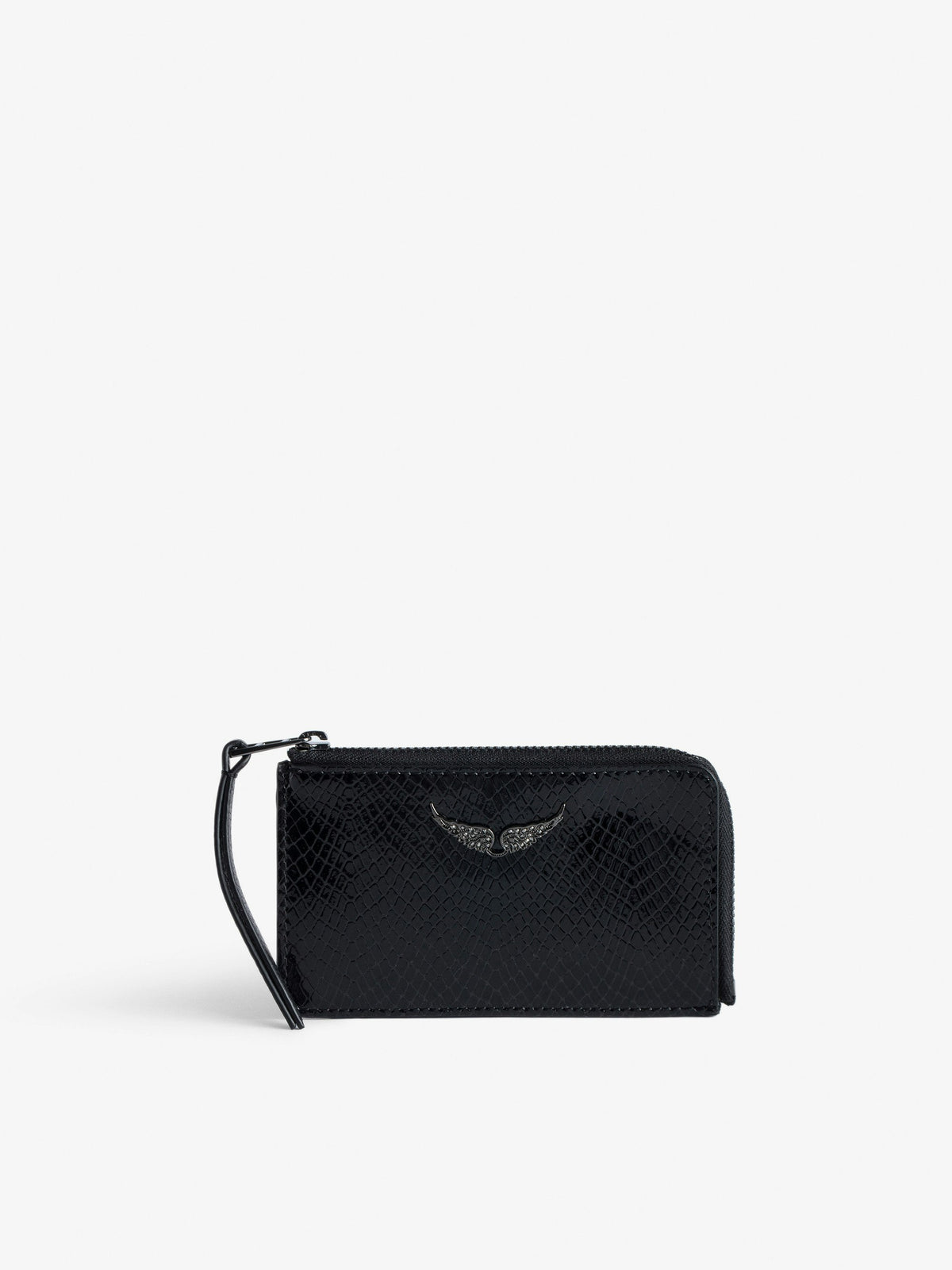 Tarjetero ZV Card Glossy Wild Grabado Zadig & Voltaire — vista frontal