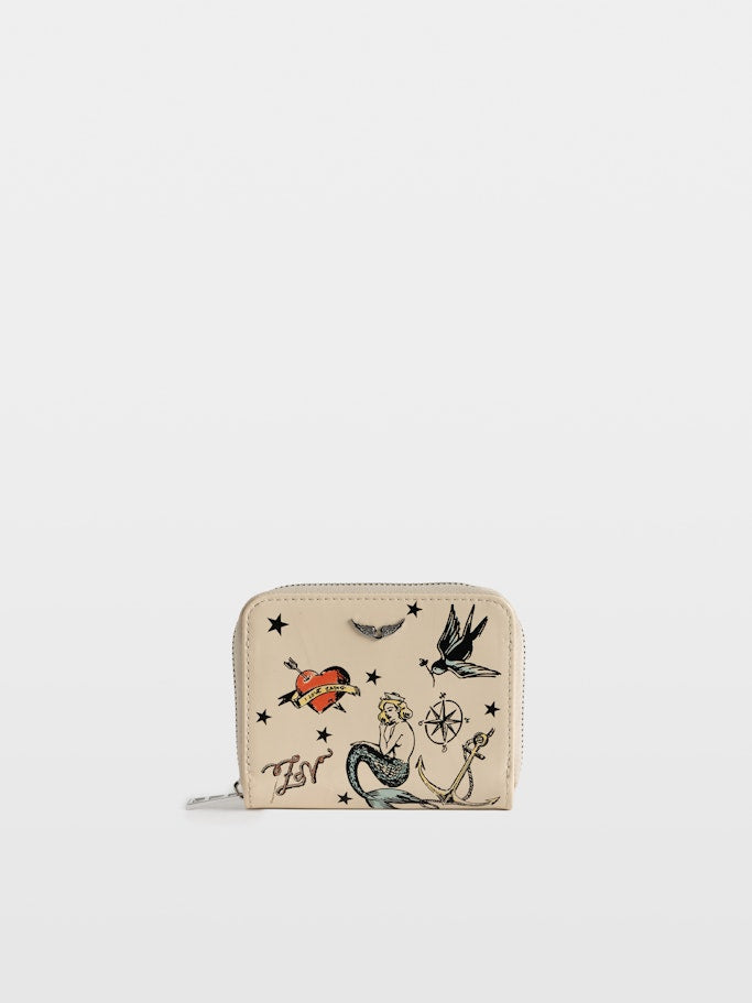Monedero Mini ZV Tattoo Zadig & Voltaire — vista frontal