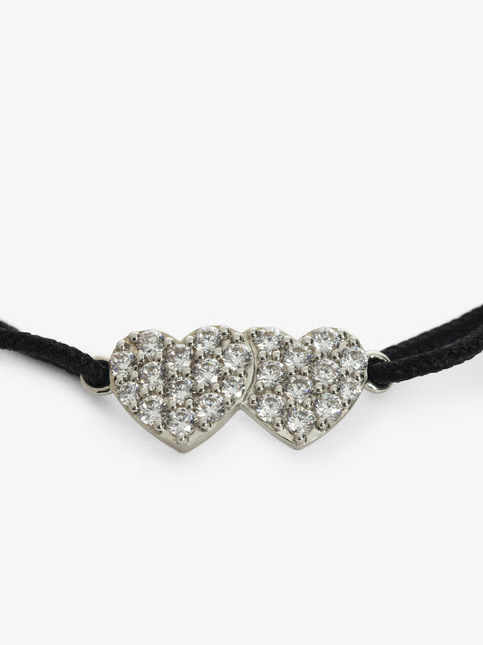 Pulsera Zadig Link Heart Strass