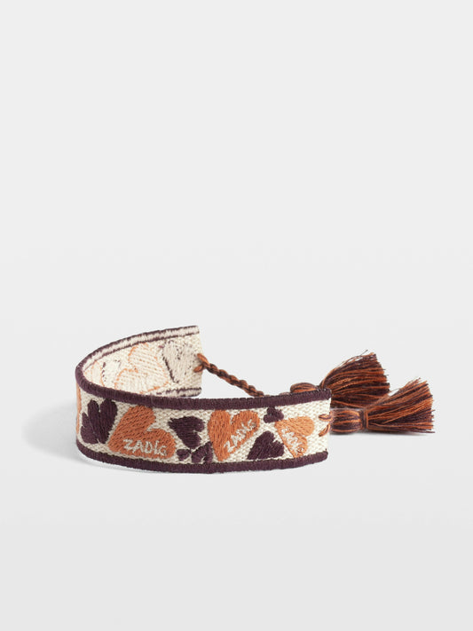 Pulsera Zadig Tejida Corazón