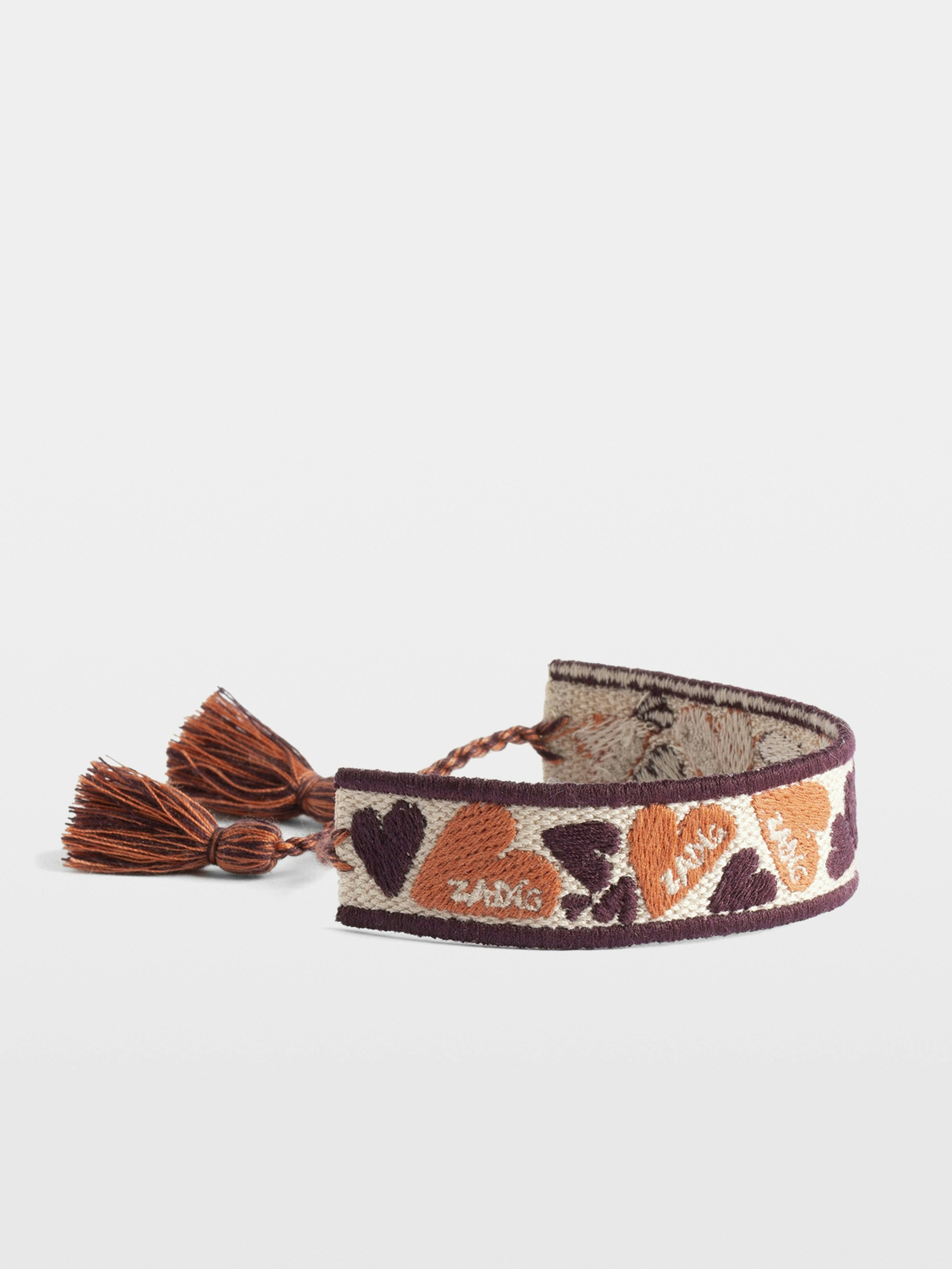 Pulsera Zadig Tejida Corazón
