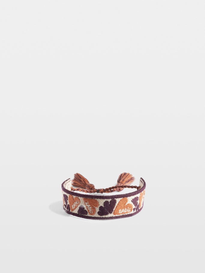 Pulsera Zadig Tejida Corazón