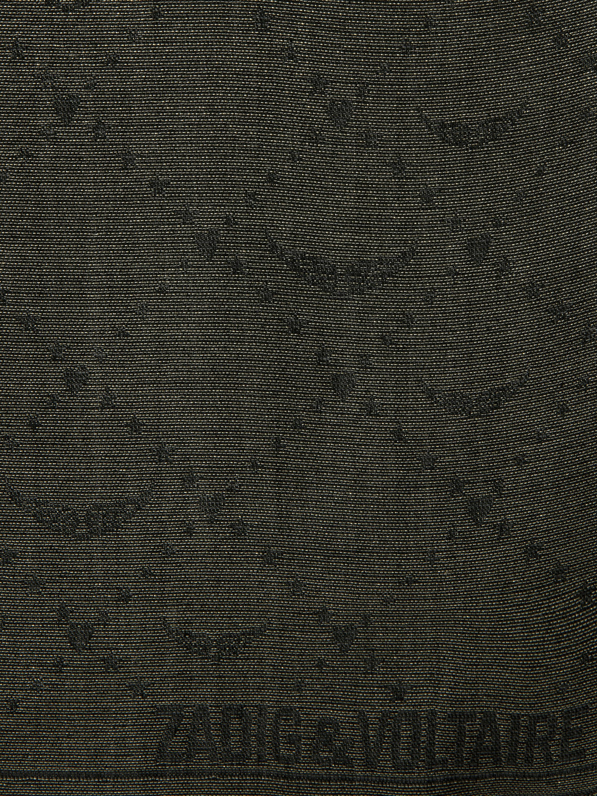 Pañuelo Glenn Monograma Metalizado Zadig & Voltaire — vista detalle