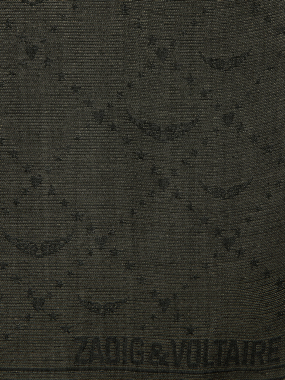 Pañuelo Glenn Monograma Metalizado Zadig & Voltaire — vista detalle
