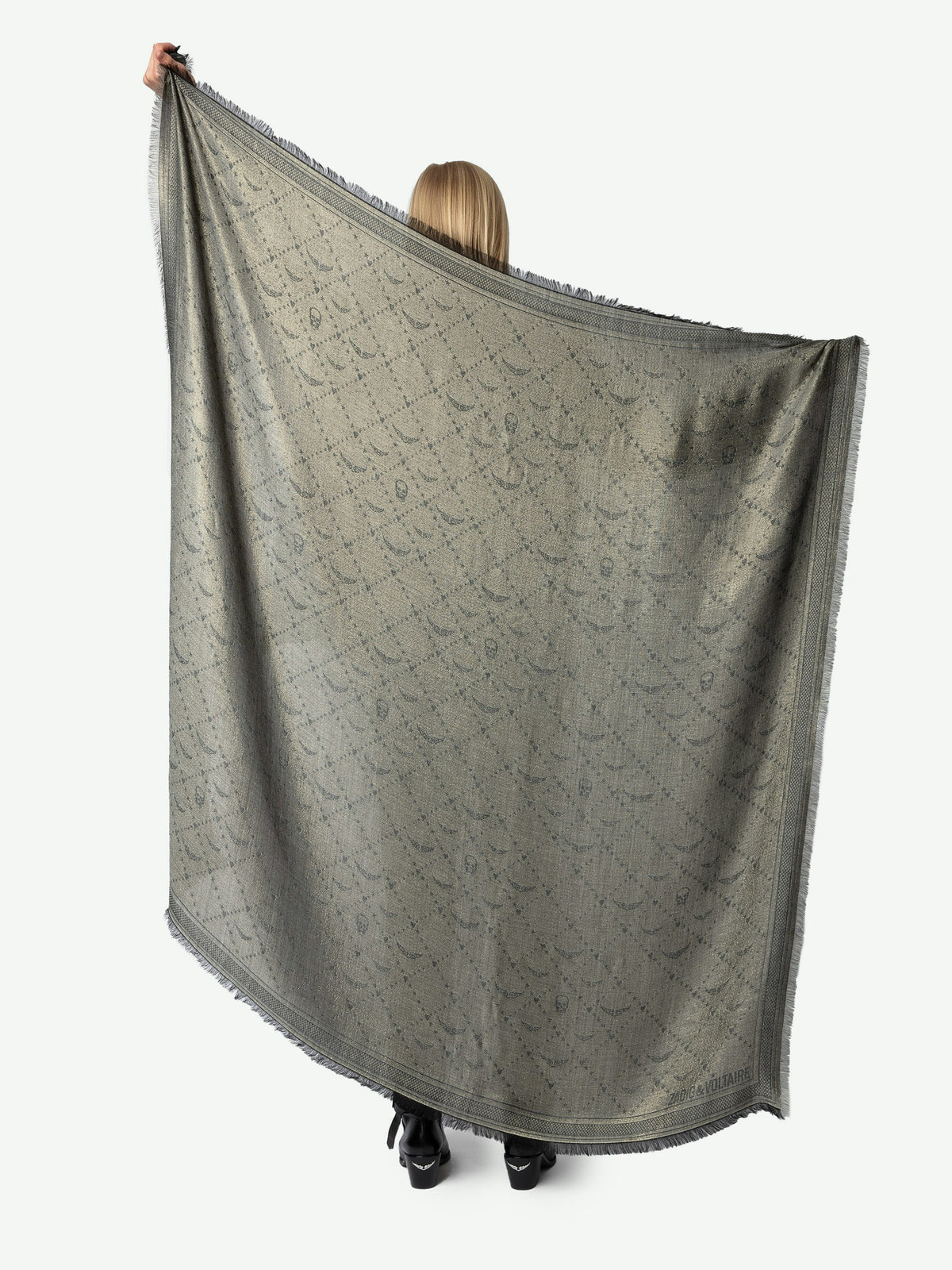 Pañuelo Glenn Monograma Metalizado Zadig & Voltaire — vista adicional