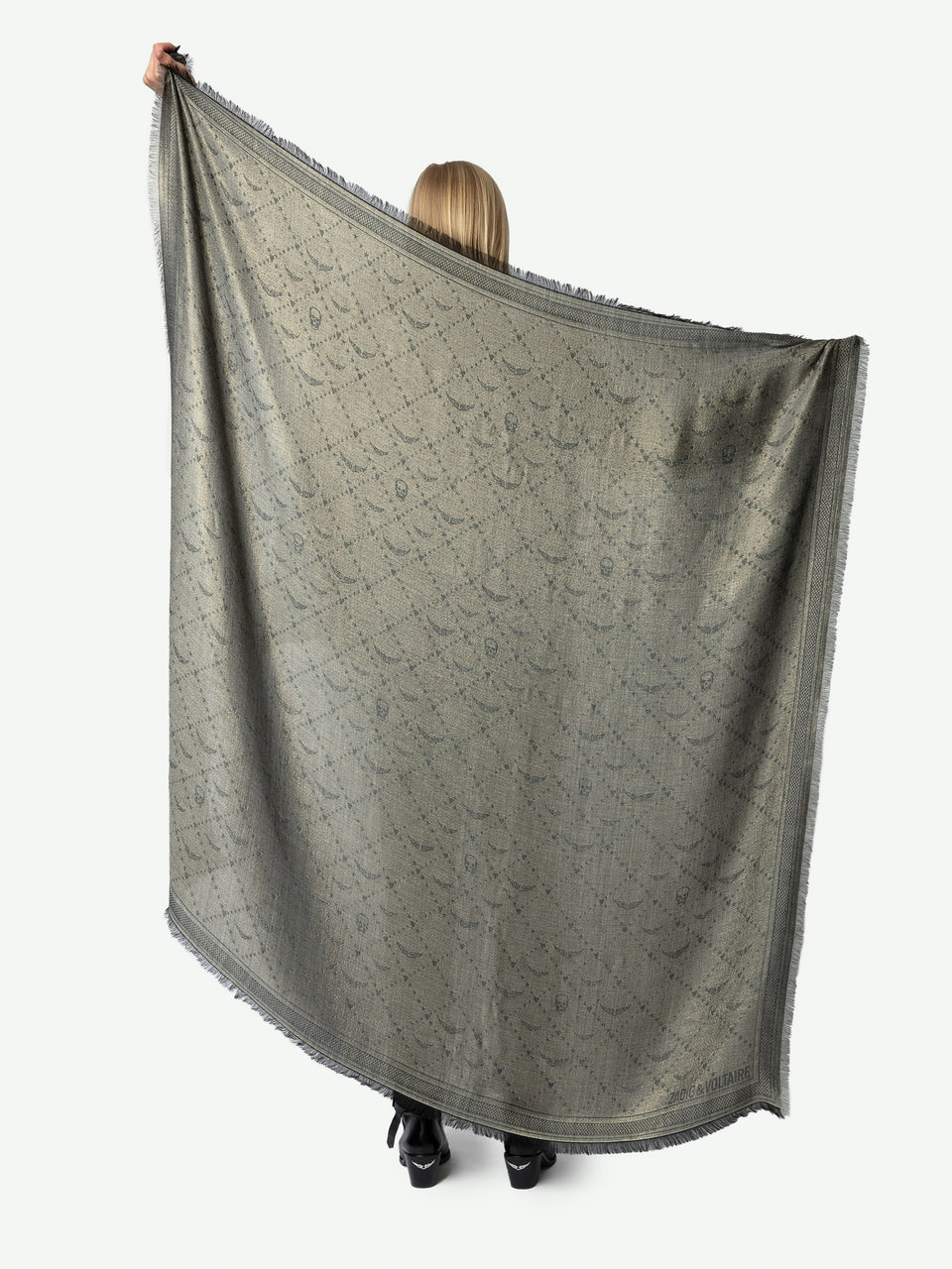 Pañuelo Glenn Monograma Metalizado Zadig & Voltaire — vista adicional