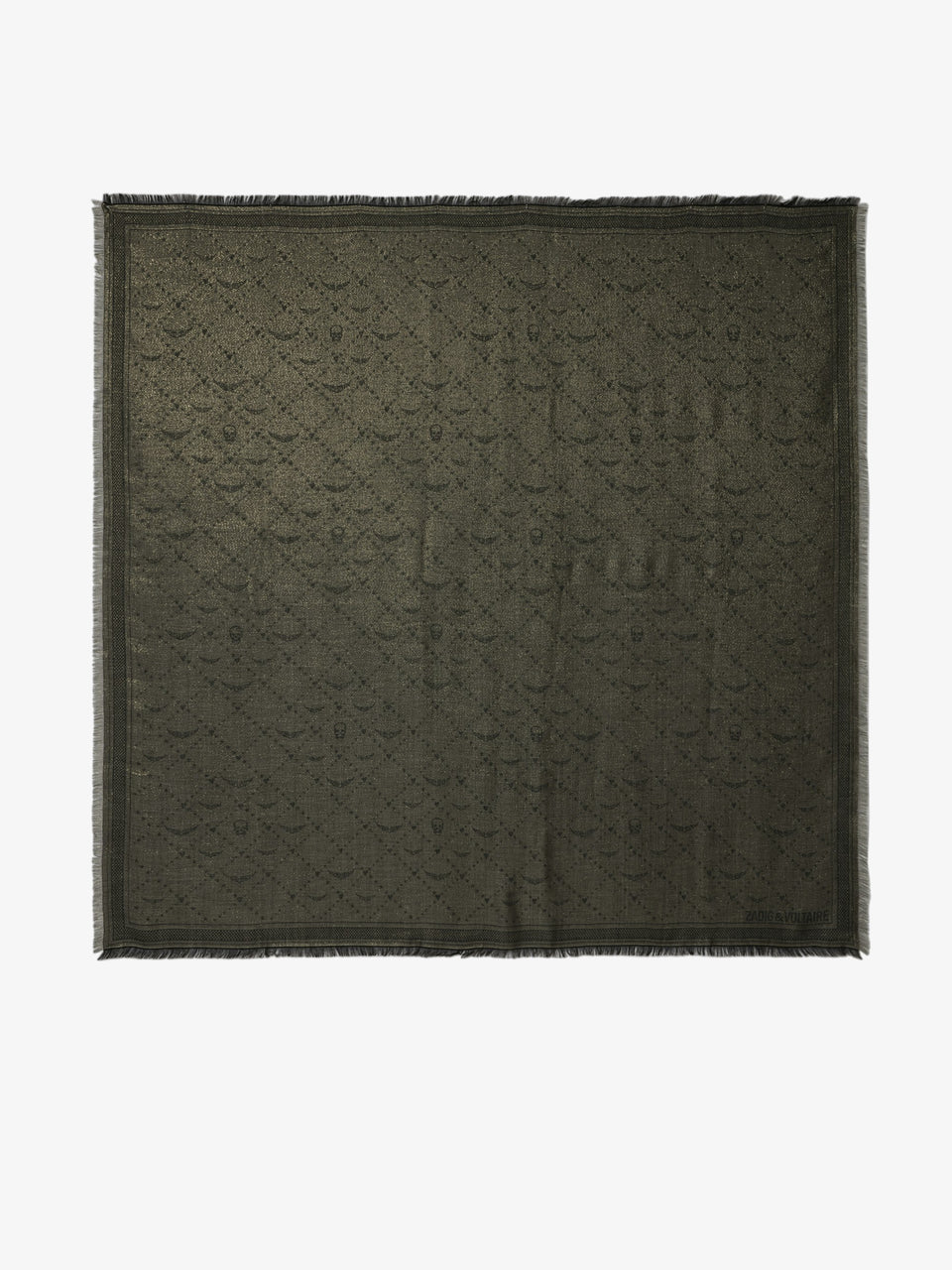 Pañuelo Glenn Monograma Metalizado Zadig & Voltaire — vista frontal