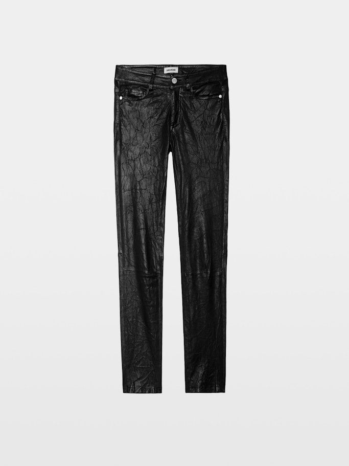 Pantalón Phlame de Cuero Zadig & Voltaire — vista adicional