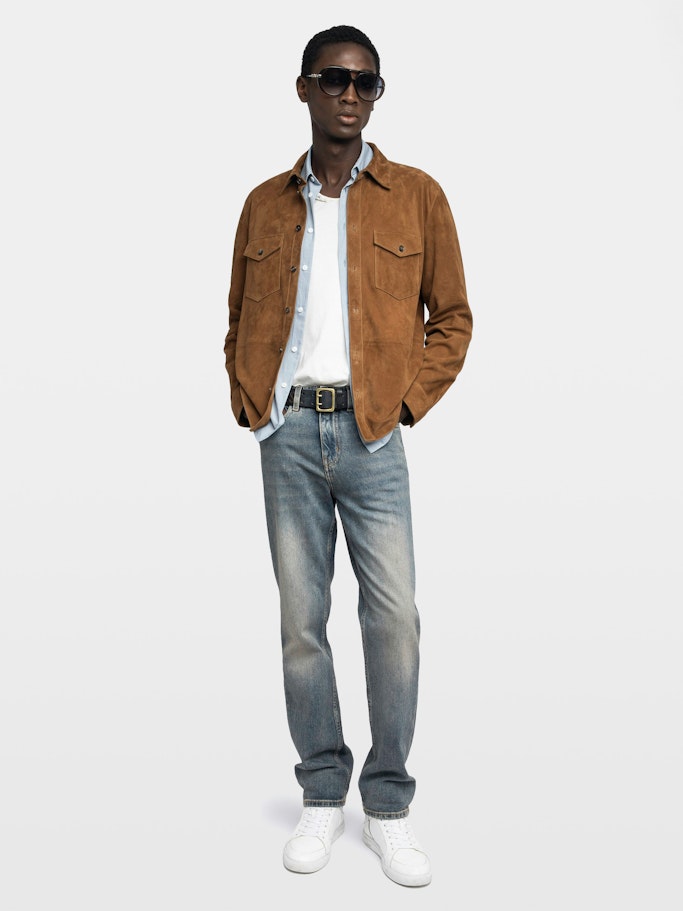 Camisa Sergy de Piel de Ante