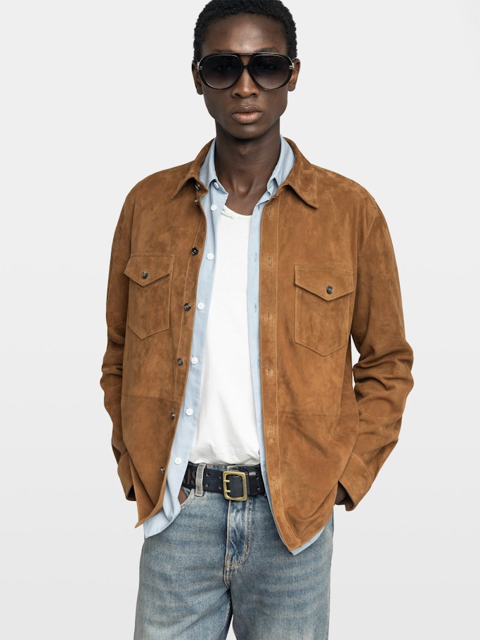 Camisa Sergy de Piel de Ante