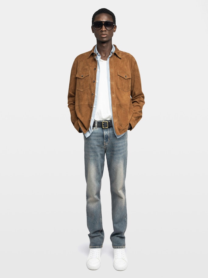 Camisa Sergy de Piel de Ante
