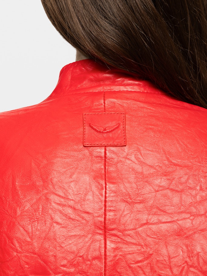 Blazer Veryn de Piel Arrugada
