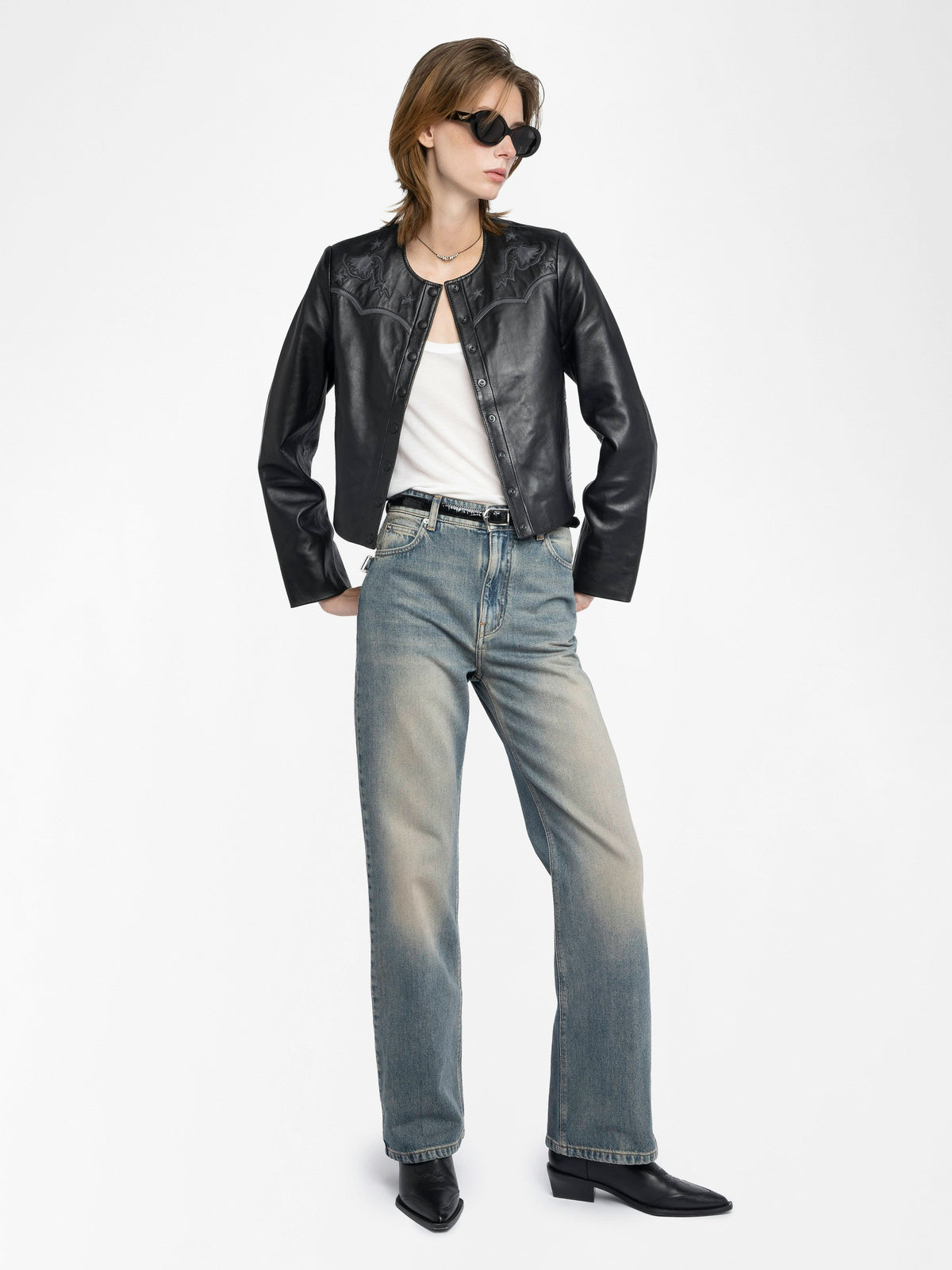 Chaqueta Luxi Cuero