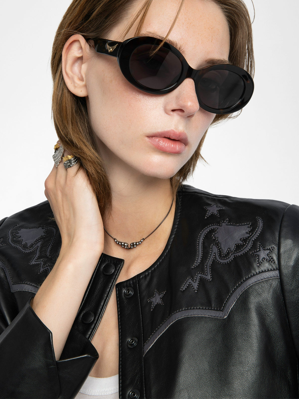 Chaqueta Luxi Cuero