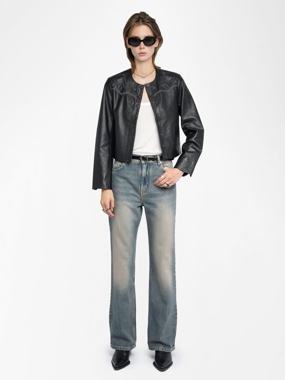 Chaqueta Luxi Cuero
