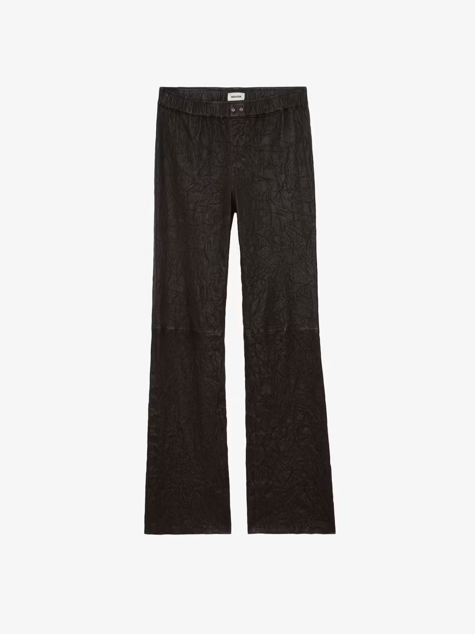 Pauline Crinkled Leather Trousers