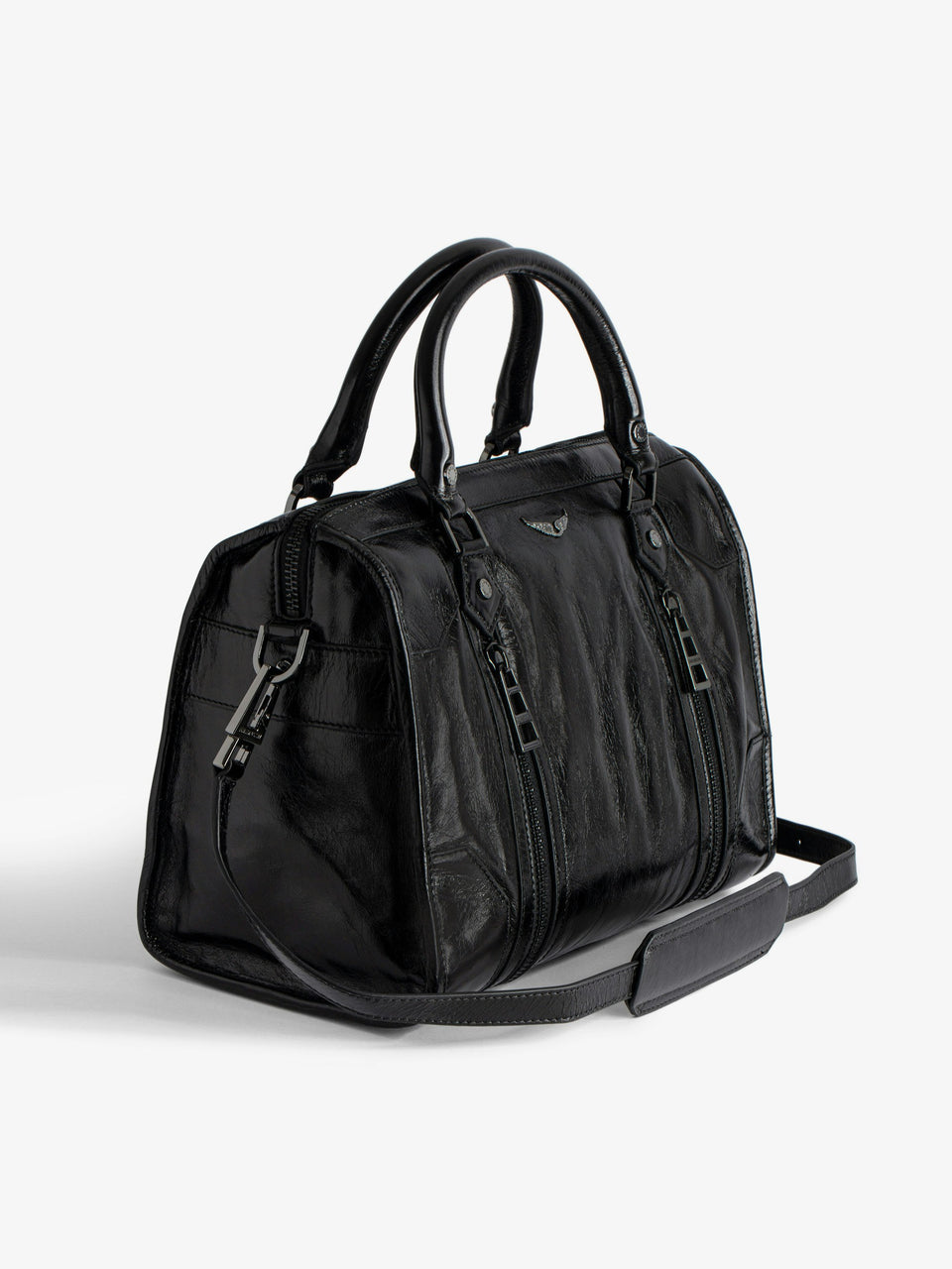 Bolso Sunny Medium #2 Vintage Patent Zadig & Voltaire — vista lateral