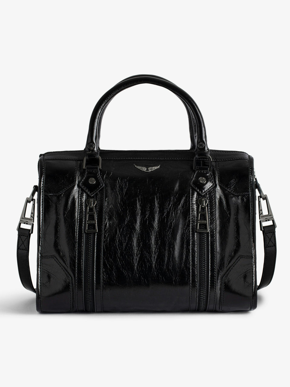 Bolso Sunny Medium #2 Vintage Patent Zadig & Voltaire — vista frontal