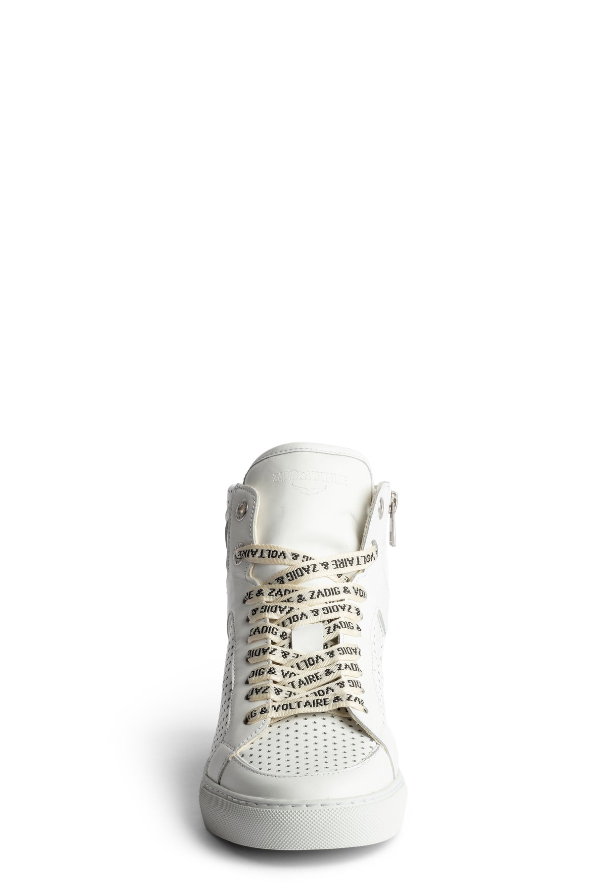 SNEAKERS HIGH FLASH SMOOTH CALFSKIN PER BLANC