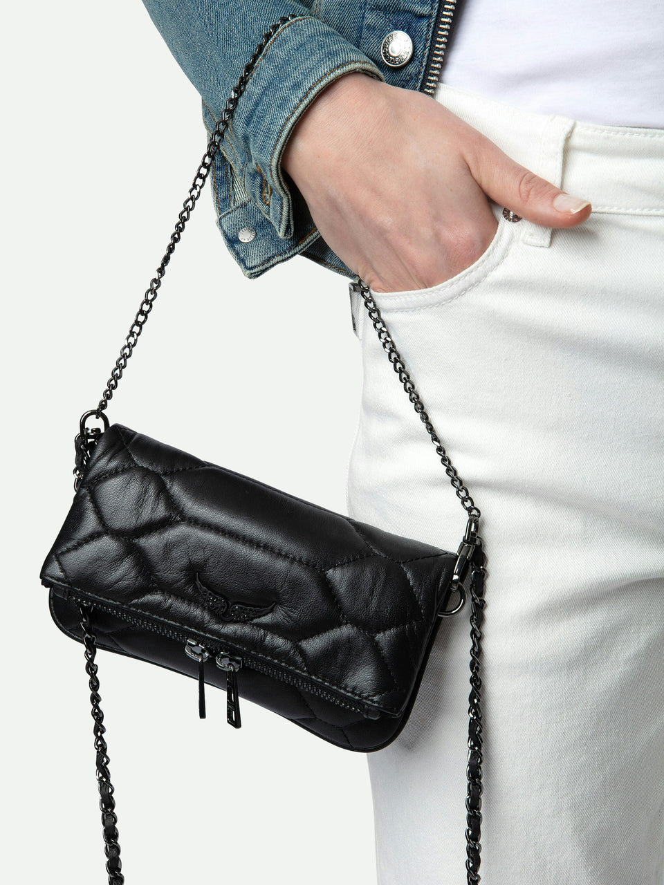 Bolso de mano Rock Mini Cuir Matelassé