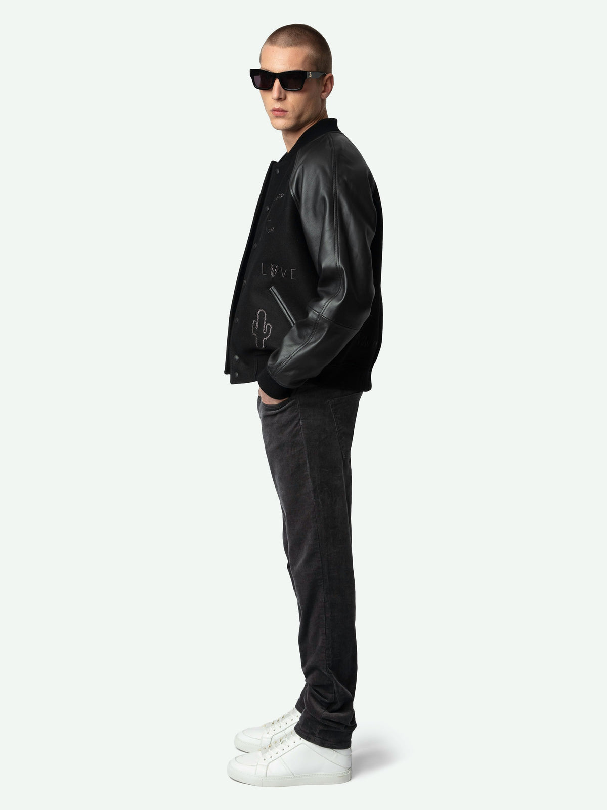 Pantalón Steeve Velours Zadig & Voltaire — vista lateral