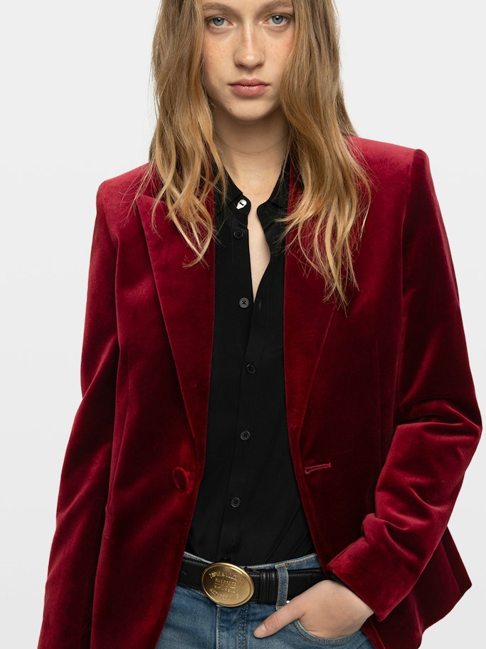 Blazer Vavy Terciopelo