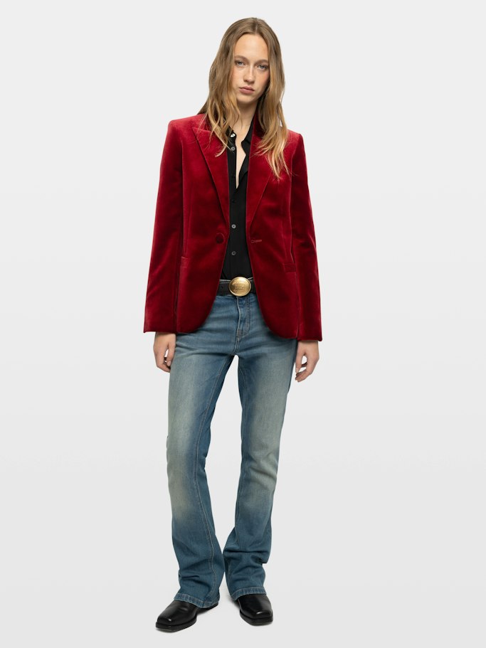 Blazer Vavy Terciopelo