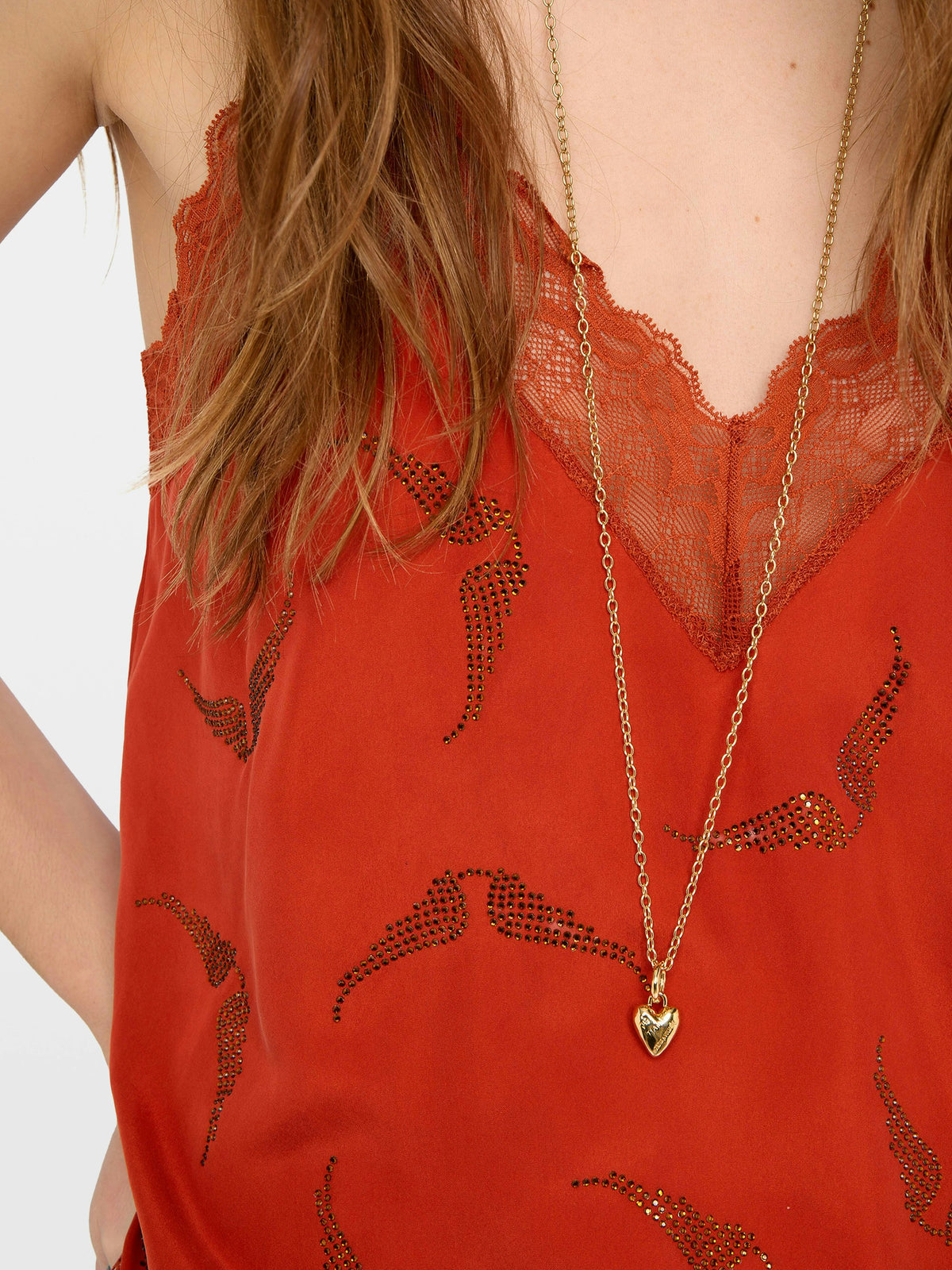 Top Lencero Christy 100% Seda