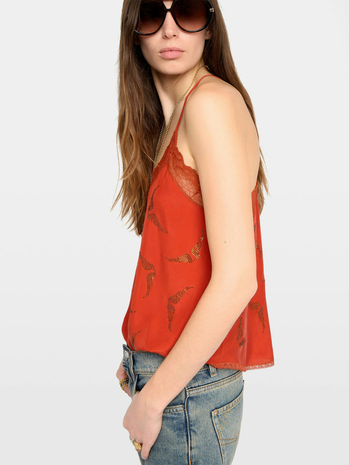 Top Lencero Christy 100% Seda