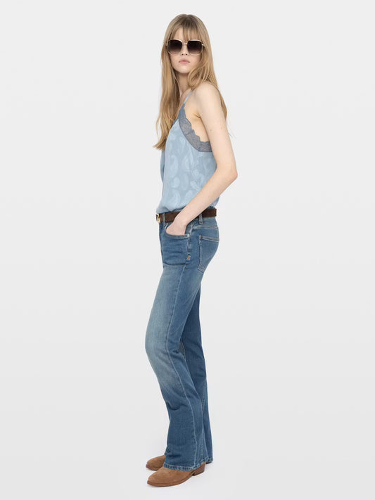 Top Lencero Christy 100% Seda