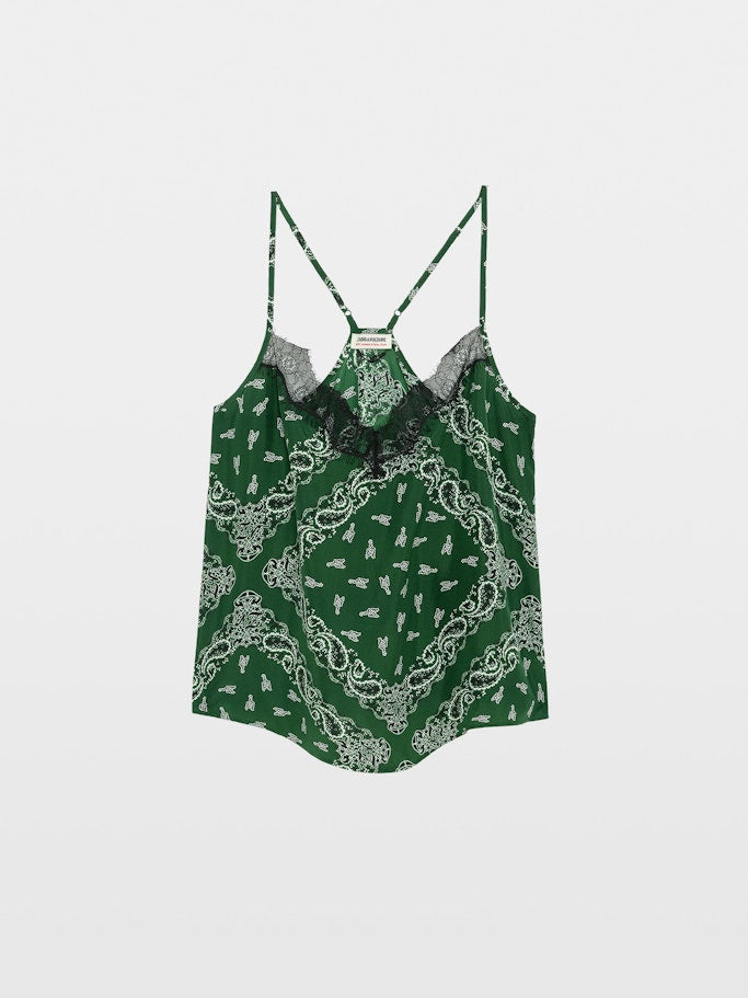 Top Lencero Cespa 100% Seda