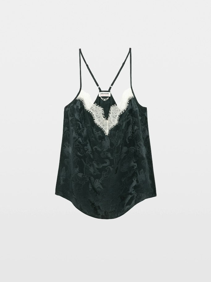 Top Lencero Cespa 100% Seda